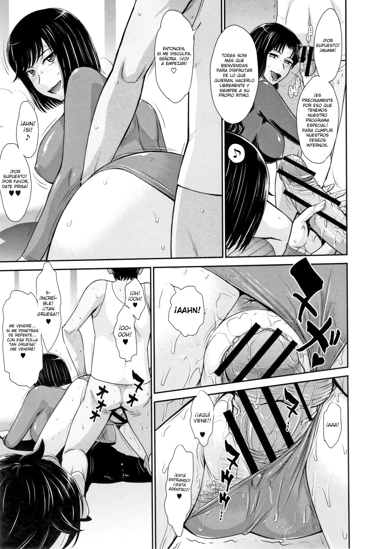 [Tsukino Jyogi] Hitozuma, Mitsu to Niku [Spanish] [Lozlauro]