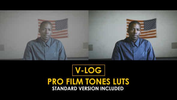 Vlog Pro Film Tones And Standard Color Luts - VideoHive 51378630