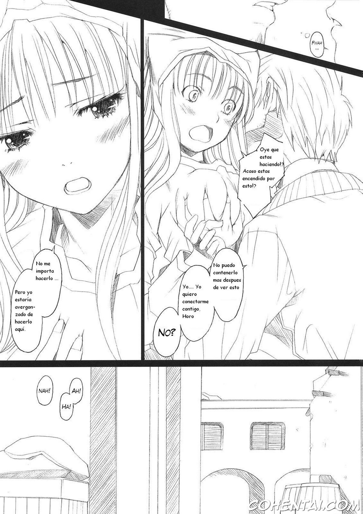 Ai ga Horohoro -Okami to Muramatsuri- (Ookami to Koushinryou) xxx comics manga porno doujin hentai español sexo 