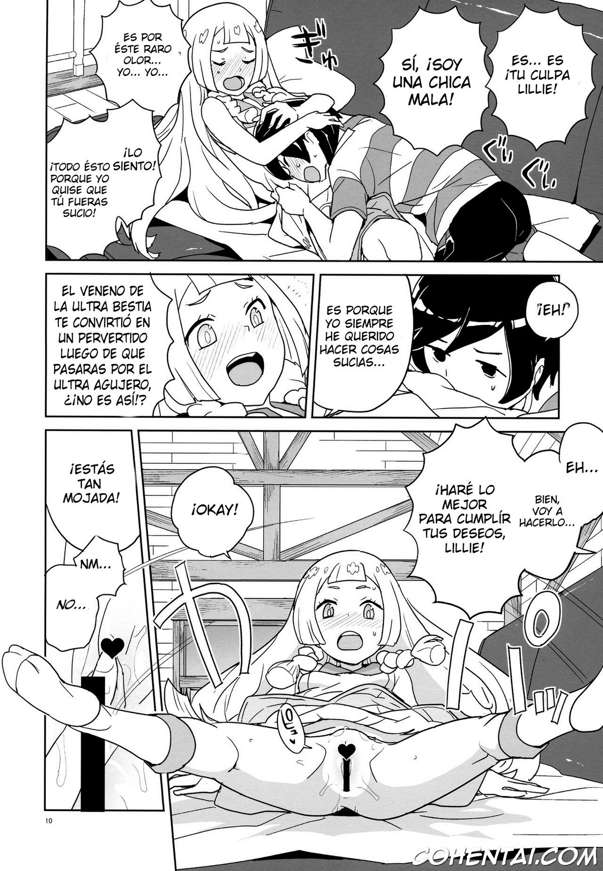 Choushi ni Noruna yo Lillie (Pokémon Sun and Moon) xxx comics manga porno doujin hentai español sexo Elio Lillie Pokémon