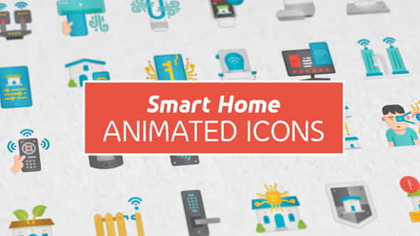 Smart Home Modern Flat Animated - VideoHive 26444414