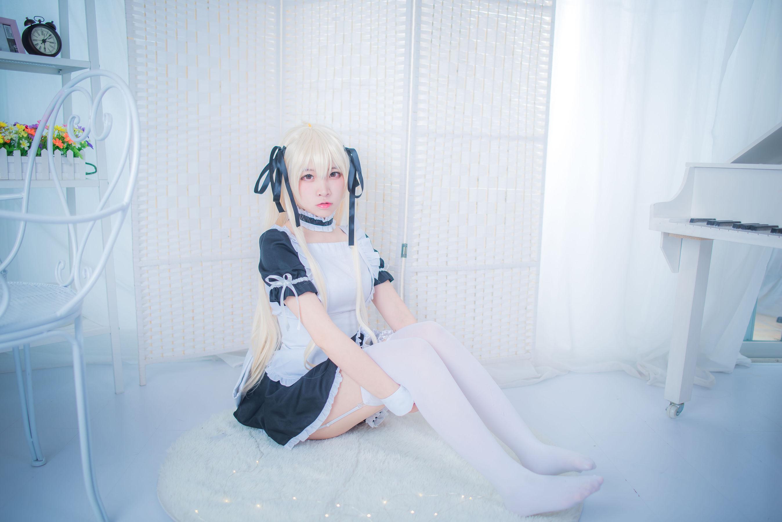 [Cosplay] 人气Coser二佐Nisa – 穹妹女仆(9)