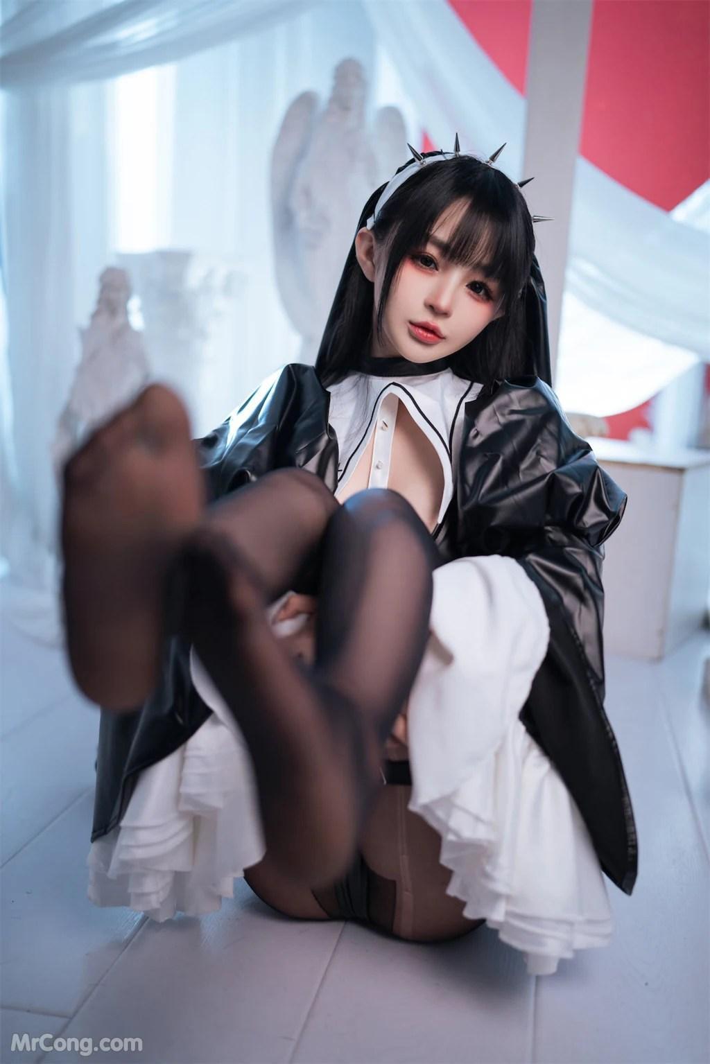 Coser@桜井宁宁 Vol.076: 皮衣修女 (60 photos)(34)