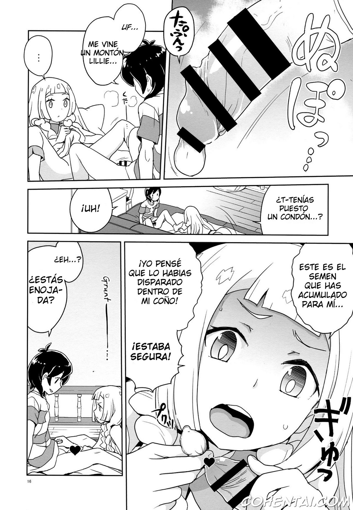 Choushi ni Noruna yo Lillie (Pokémon Sun and Moon) xxx comics manga porno doujin hentai español sexo Elio Lillie Pokémon