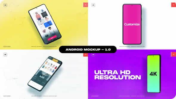 Android Mockup - - VideoHive 35148915