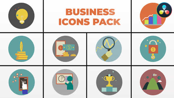 Business Icons Pack - VideoHive 46700758