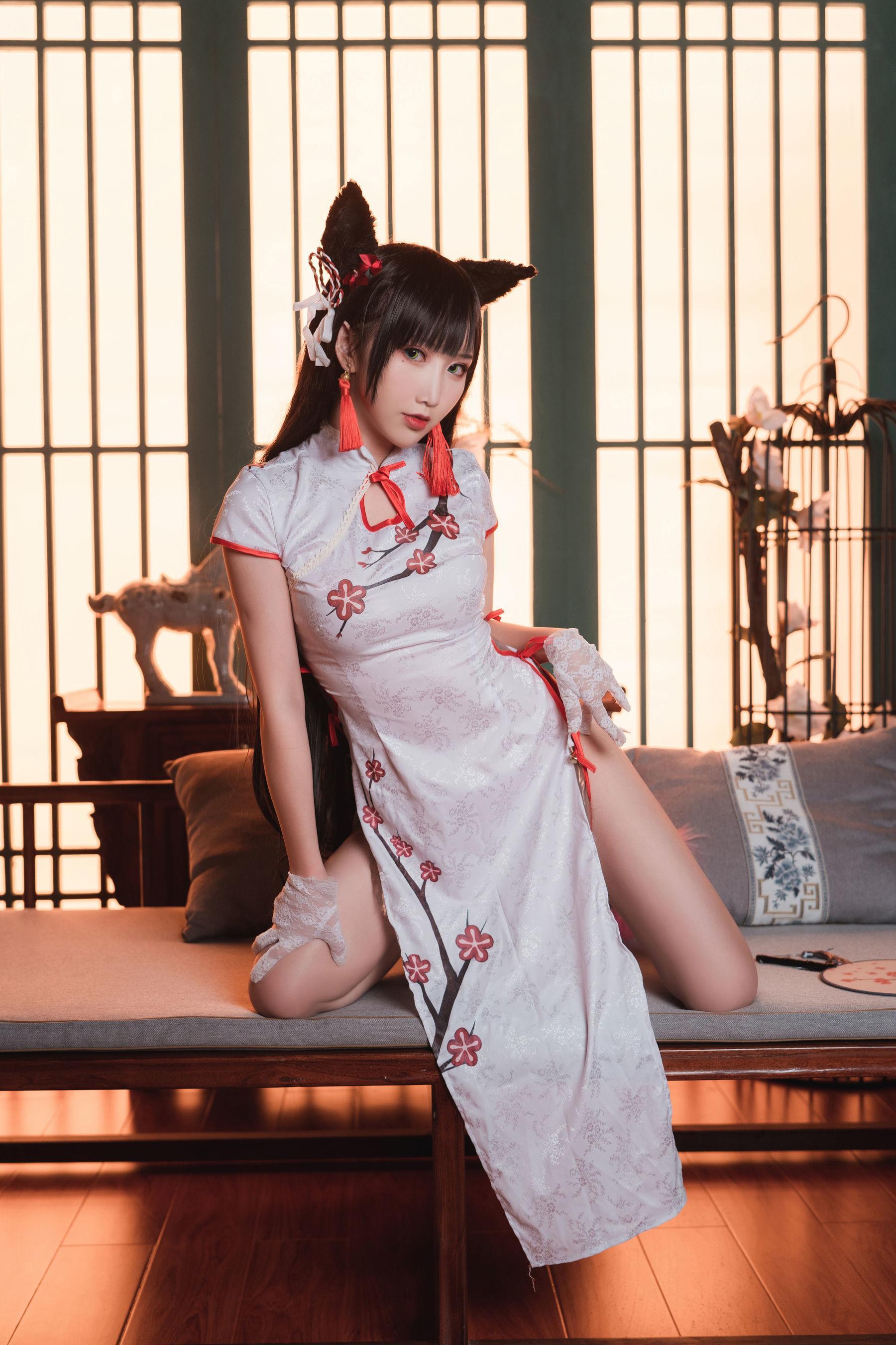 [网红COSER] Coser面饼仙儿 – 旗袍爱宕 写真集(9)