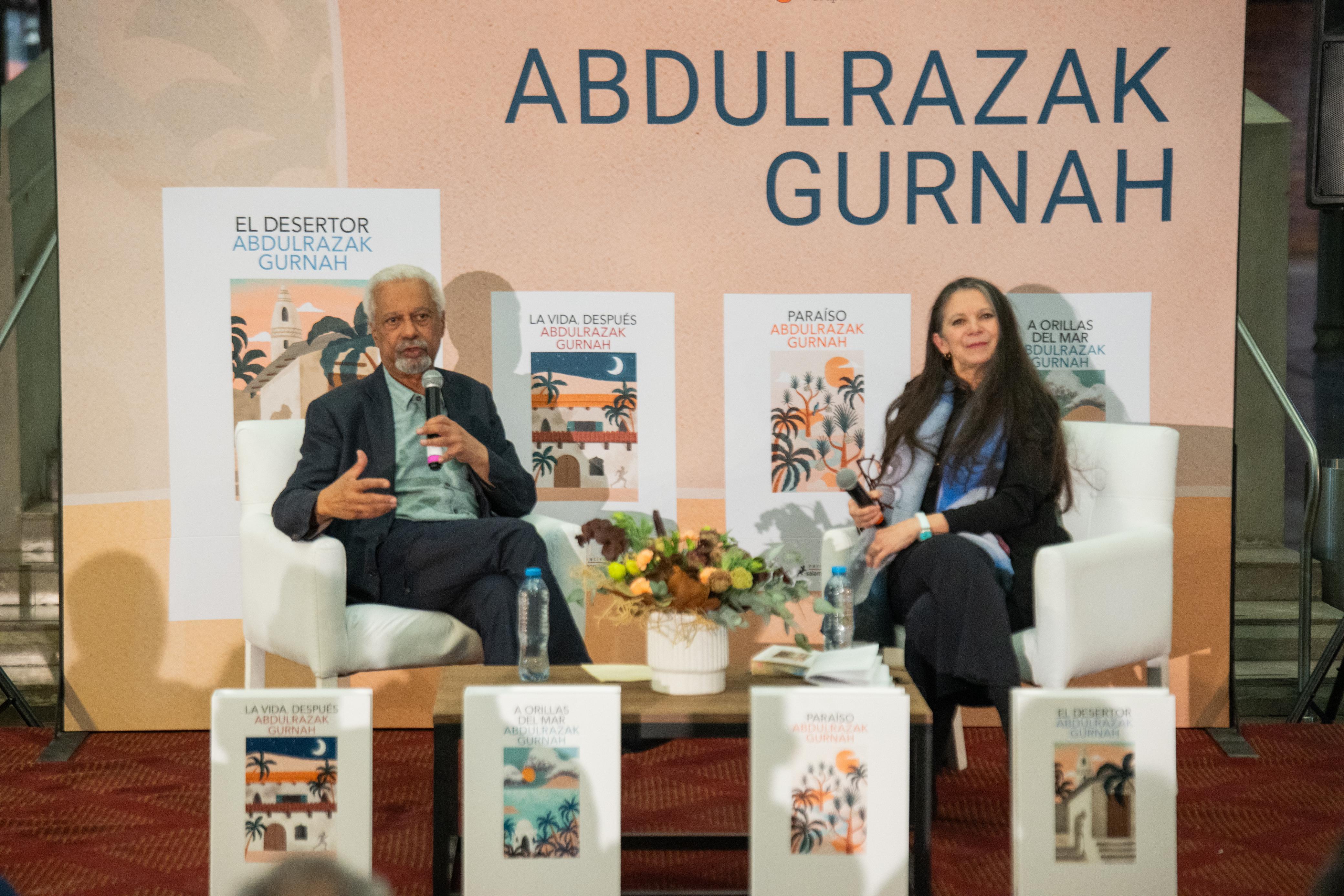   ABDULRAZAK GURNAH PRESENTÓ SU OBRA EN LA BIBLIOTECA VASCONCELO