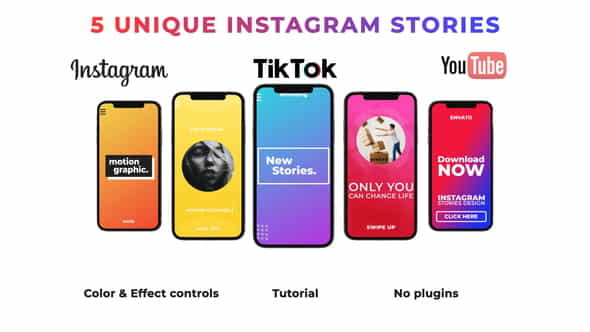Instagram Stories | Clean and - VideoHive 36700156