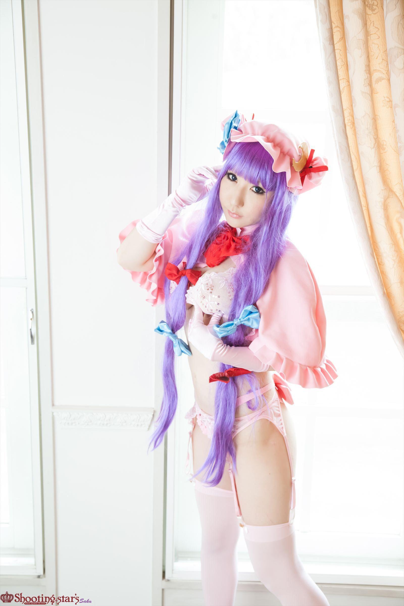 绫香サク (サク綾香 Saku Ayaka) 《東方Project》Patchouli Knowledge [Shooting Star’s] 写真集(78)