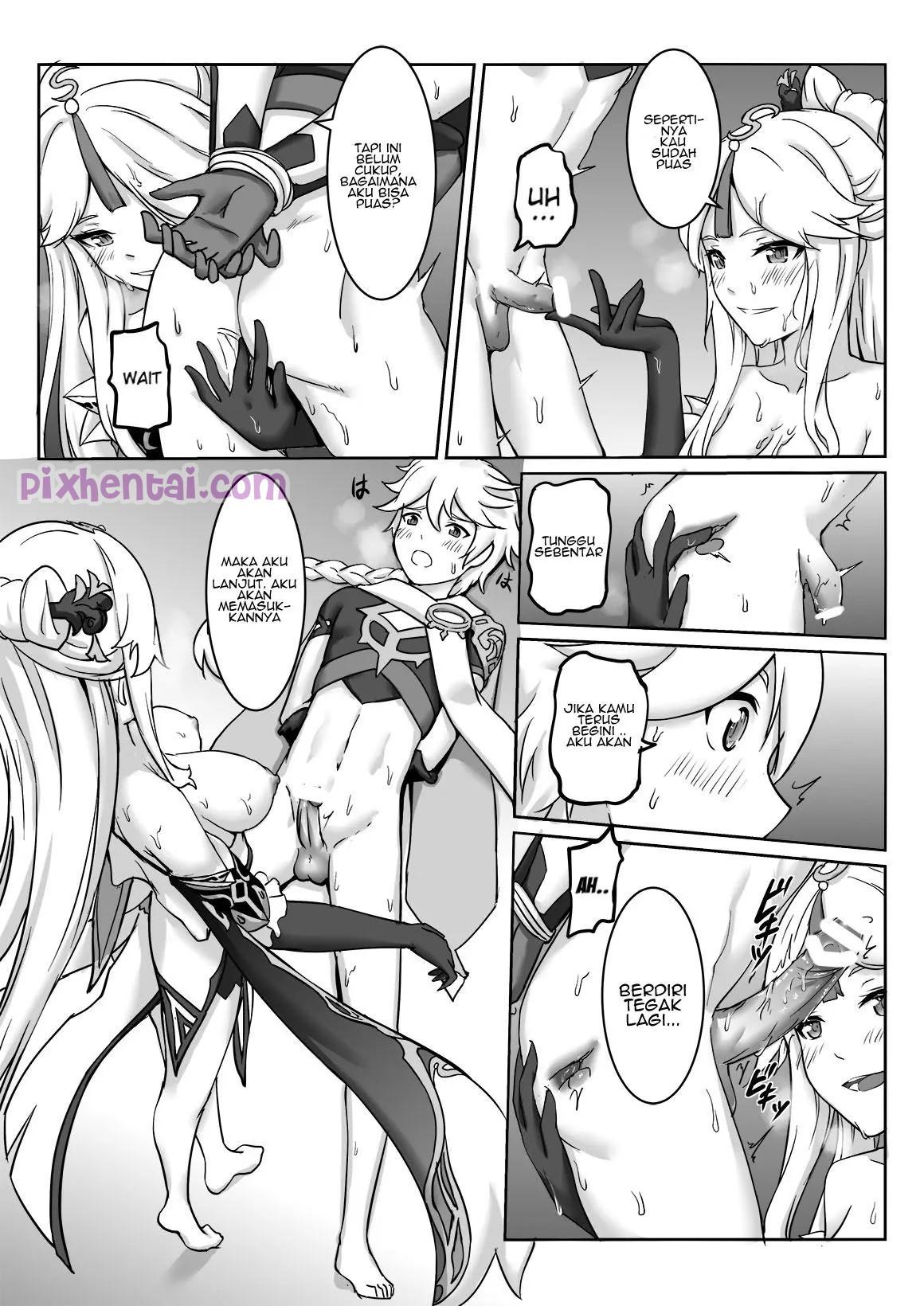 Komik Hentai Genshin Impact : Ningguang Dientot Aether Manga XXX Porn Doujin Sex Bokep 14