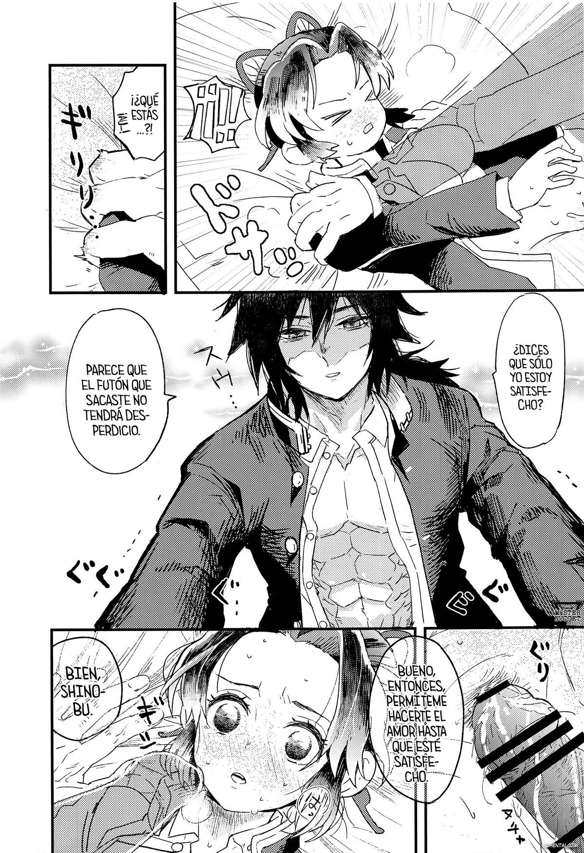 Fushidara na Seishi (Kimetsu no Yaiba) manga hentai xxx español