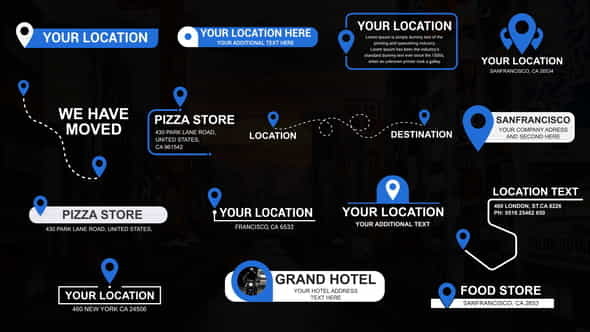 Location Titles 2.0 - VideoHive 39207249