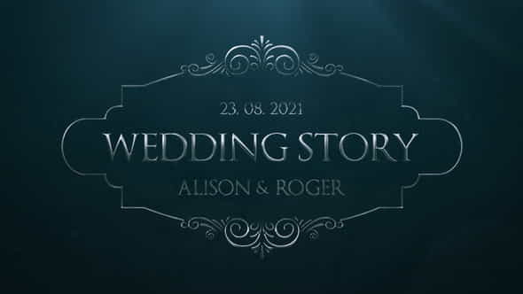 Silver Wedding Titles - VideoHive 31825661