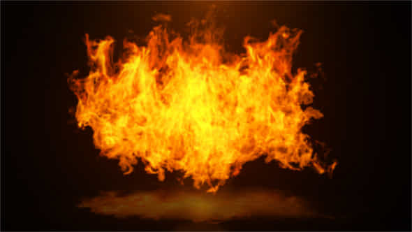 Blazing Fire Logo - VideoHive 41922237