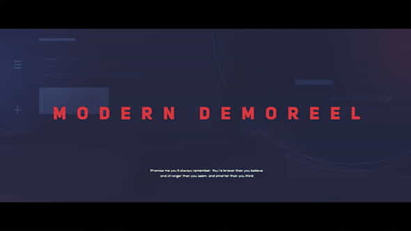 Universal Demo Reel l Showreel - VideoHive 20552294