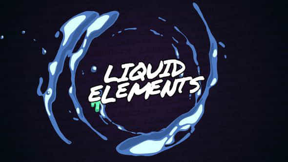 Liquid Elements Mogrt - VideoHive 45956193