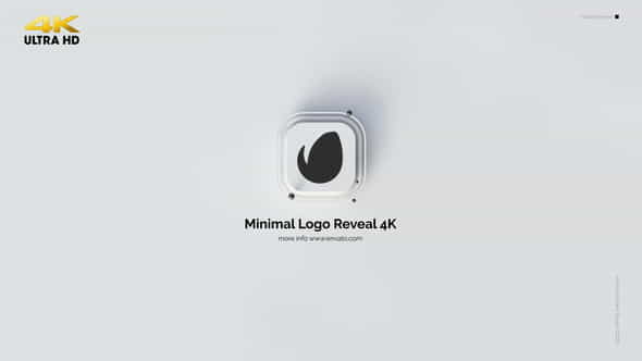 Minimal Logo Reveal 4K - VideoHive 34459554