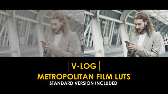 Vlog Metropolitan And Standard Luts - VideoHive 51362340