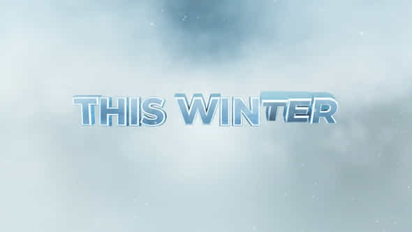 Winter 3D Text Trailer - VideoHive 49839246