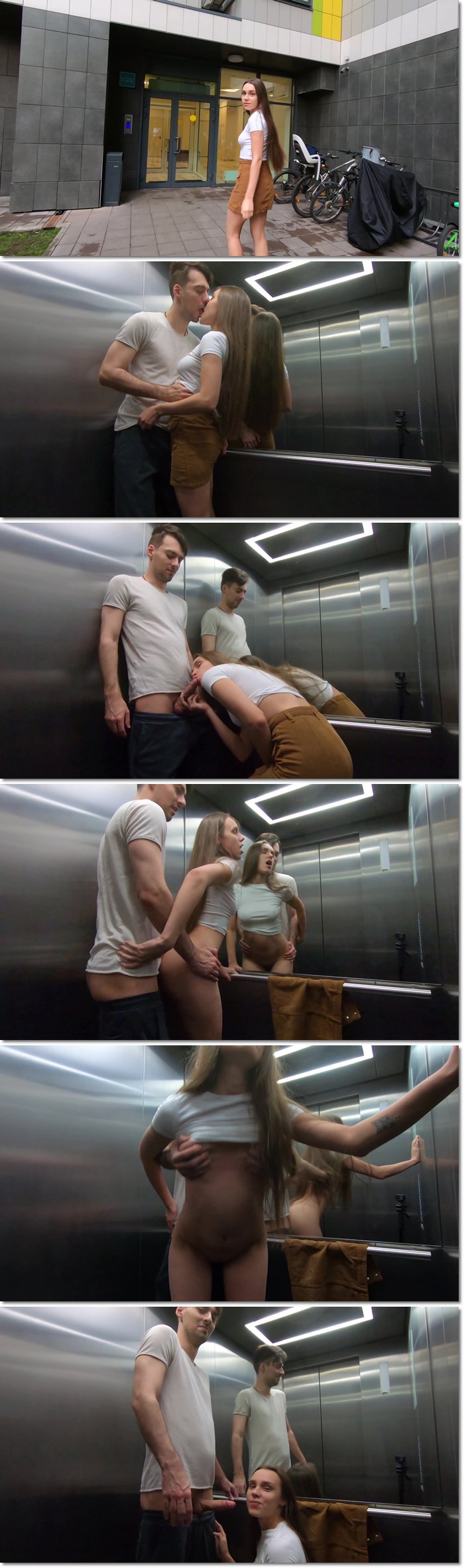 Public Sex Sexy - Forumophilia - PORN FORUM : Risky Public Sex In Elevator With Cute Sexy  Teen Girlfriend