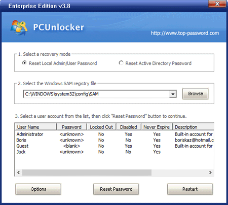 IoOlpsJm_o - PCUnlocker 3.8.0 Enterprise Edition [ISO] [UL-NF] - Descargas en general