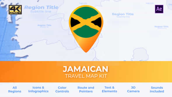 Jamaica Map - - VideoHive 39800116