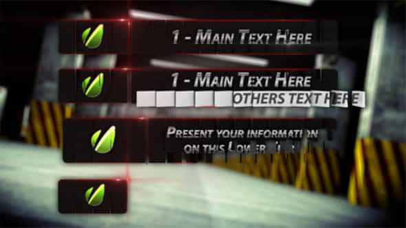 Lower Third Cubes - VideoHive 3726014