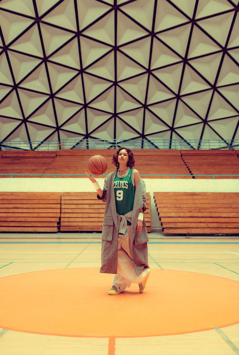Cindy Gradilla by David Franco / NBA legends симуляция баскетбола НБА в исполнении фотомодели Синди / фото 03