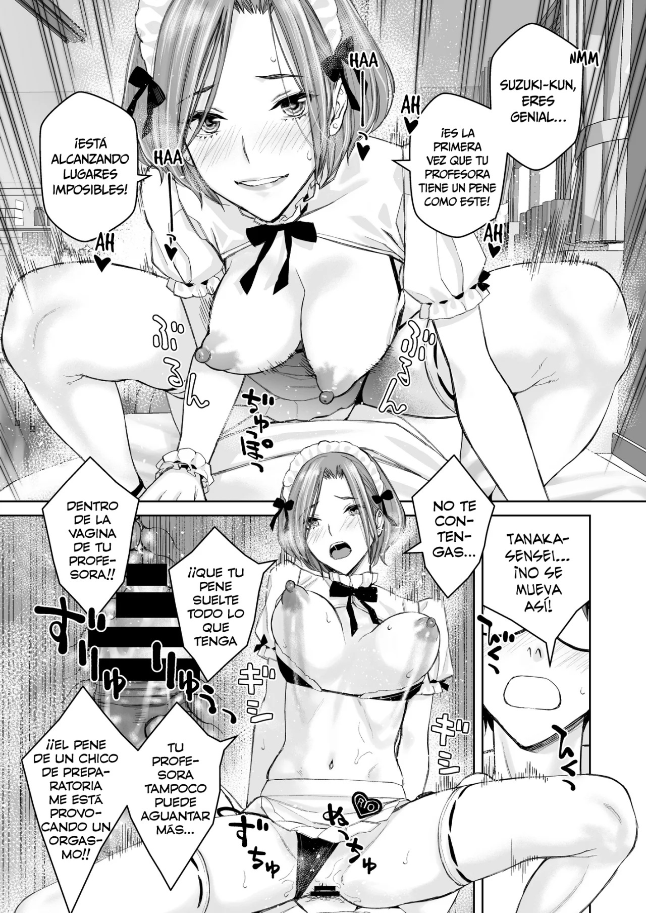 Ikenai yo Satou-sensei! W Around Thirty Onna Kyoushi Hokenshitsu Maid Play - 21