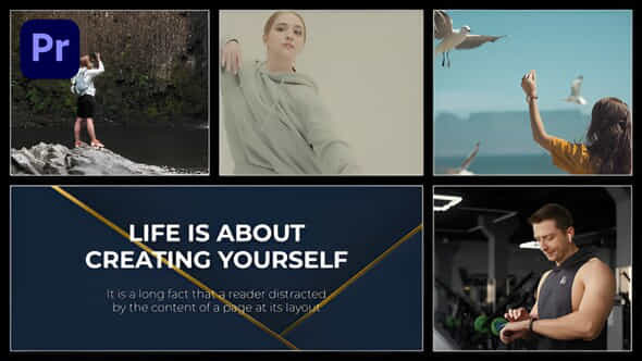 Luxury Multiscreen Opener Mogrt - VideoHive 57175851