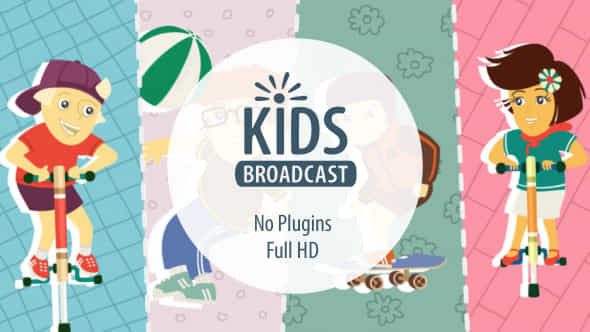 Kids Broadcast - VideoHive 19613325