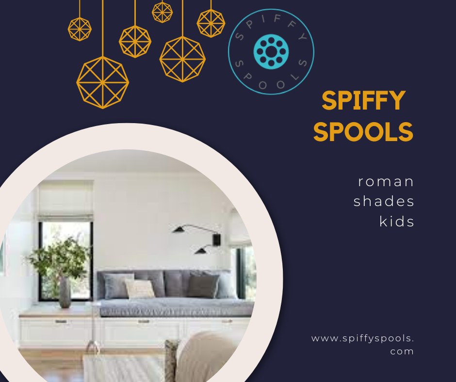 Stylish Roman Shades for Kids Room