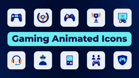 Gaming Animated Icons - VideoHive 50794576