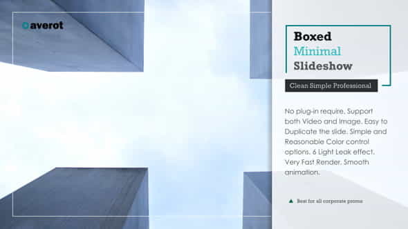 Boxed Minimal Slideshow - VideoHive 19299121