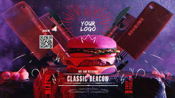 Fast Food Logo Reveal - VideoHive 36724285