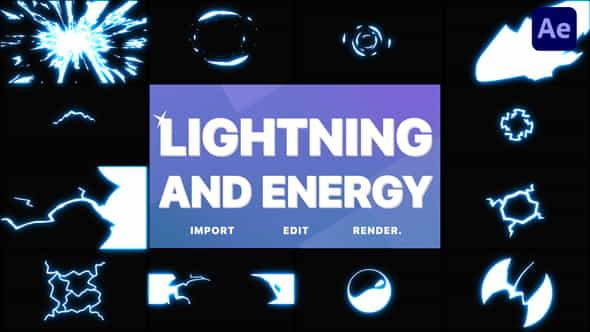 Lightning and Energy Elements | - VideoHive 33225150