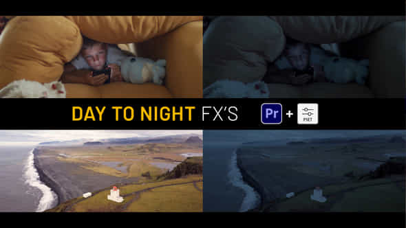 Day to Night - VideoHive 43220409