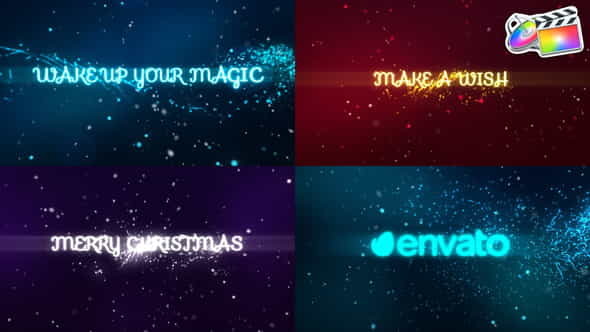 Holiday Magic Greetings | FCPX - VideoHive 34418724