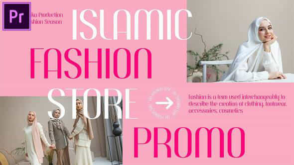 Islamic Hijab Fashion Promo Mogrt For Premier Pro - VideoHive 51099434