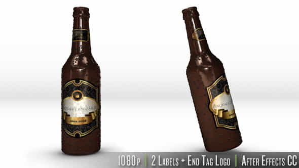 Personalized Bottle of Beer - VideoHive 7039633