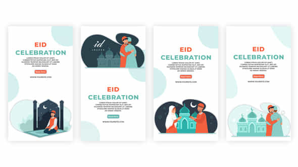 Eid Celebration Instagram - VideoHive 39042532