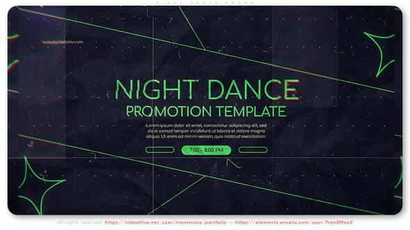 Night Dance Promo - VideoHive 35734158
