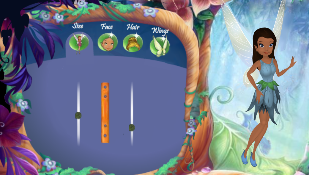 pixie hollow online game create a fairy and fly