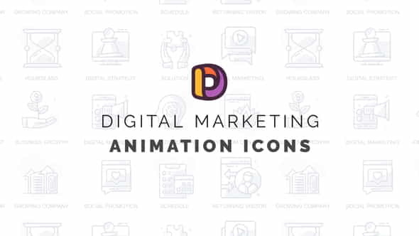 Digital marketing 2 - Animation - VideoHive 32812236