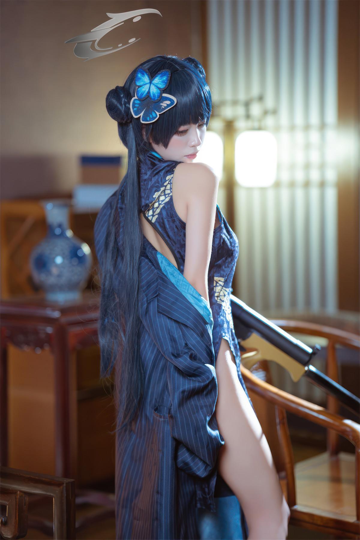 Cosplay 是三不是世w 碧蓝档案 妃咲旗袍(33)