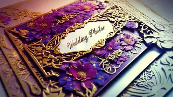 3D Wedding Photo Album Slideshow - VideoHive 47674929
