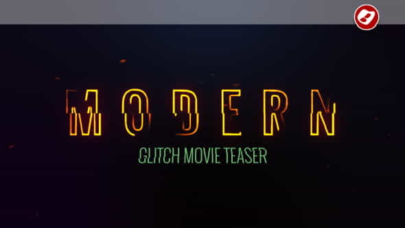 Modern Glitch Movie Teaser - VideoHive 10101657