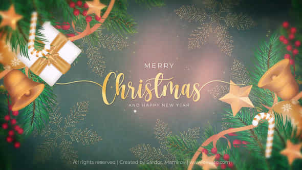 Happy Christmas Text - VideoHive 42321134