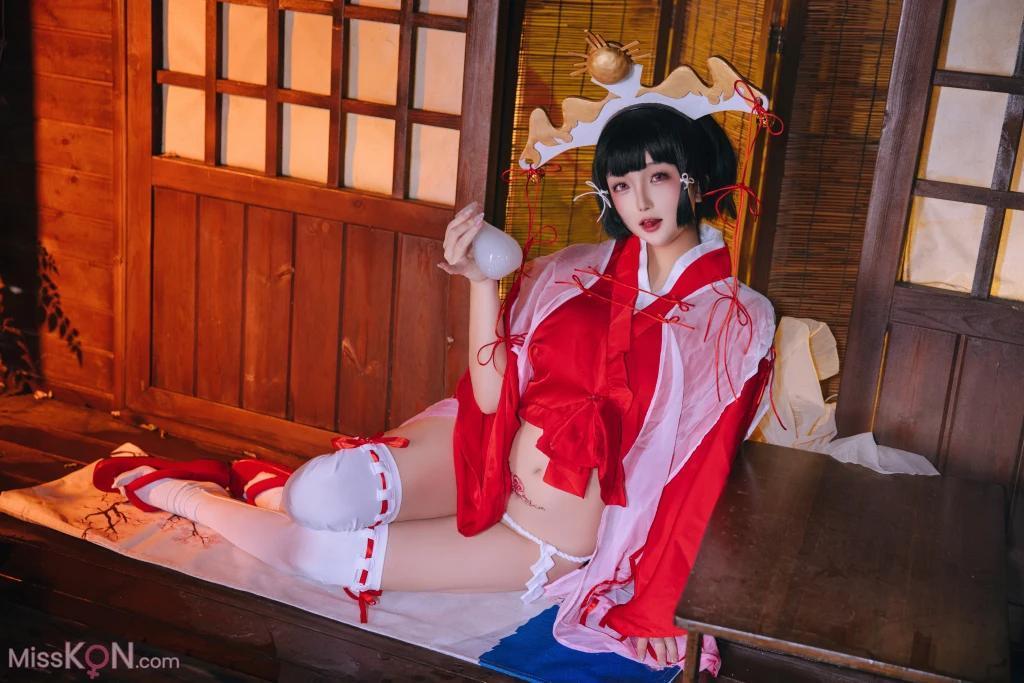 Coser@日奈娇: 辉夜巫女 (130 photos )(1)